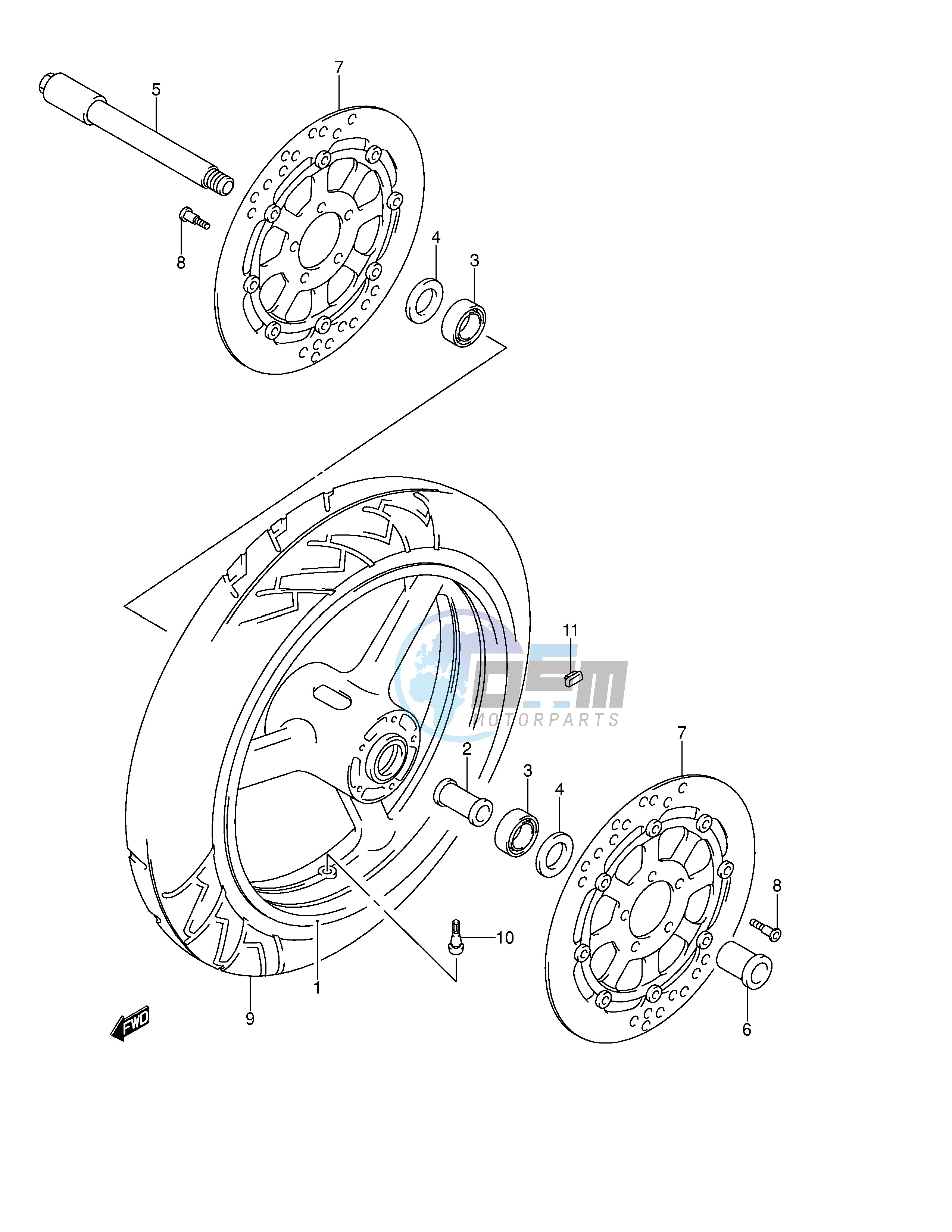 FRONT WHEEL