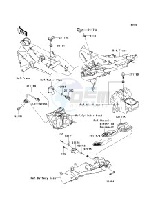 ZR 1000 B [Z1000] (7F-8F) 0B8F drawing FUEL INJECTION