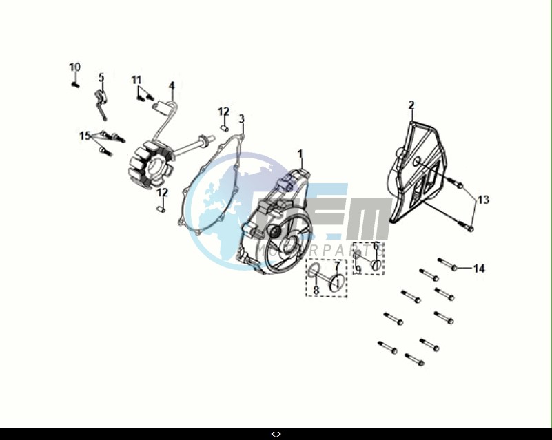 L. CRANK CASE COVER