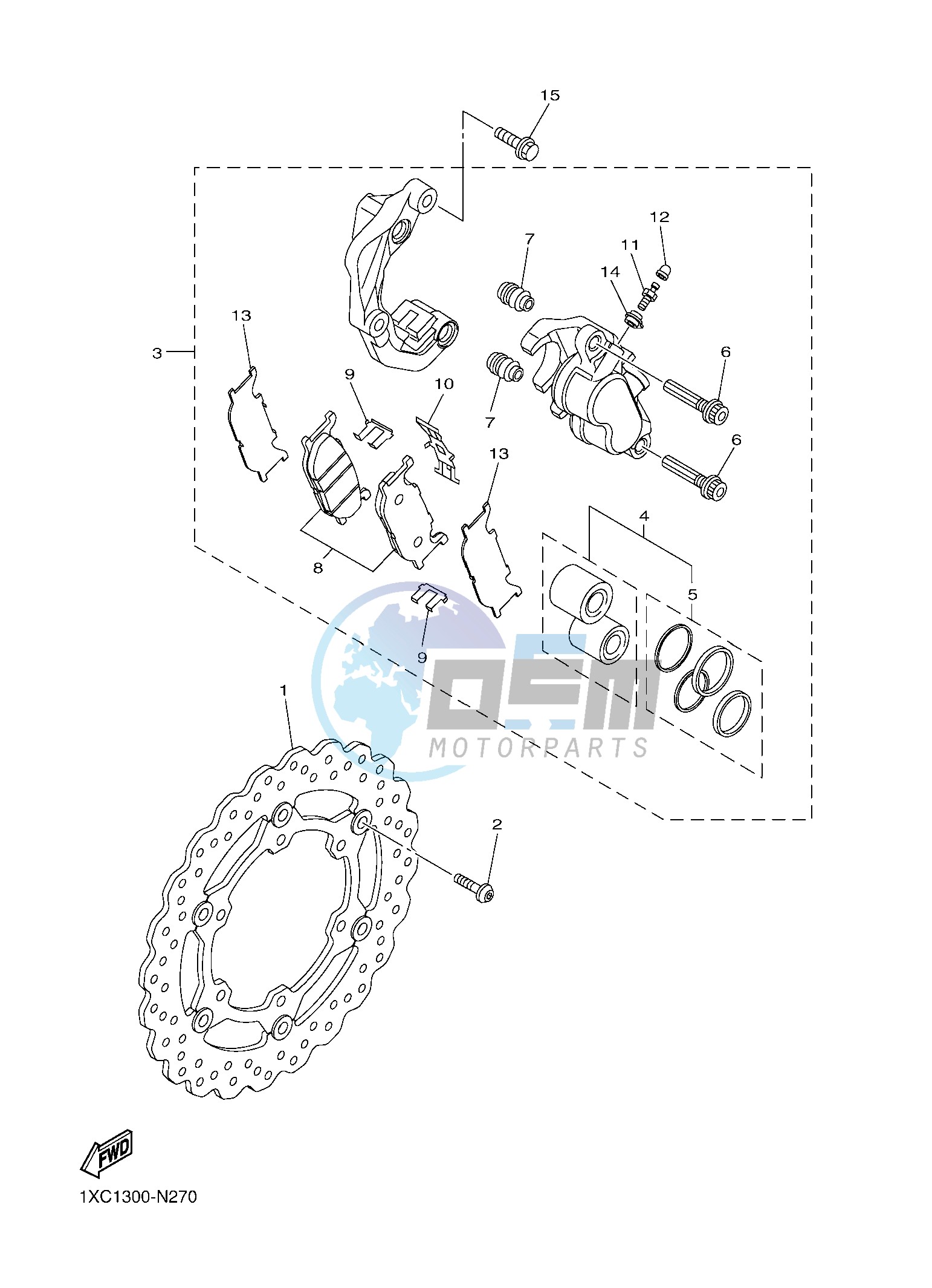 FRONT BRAKE CALIPER