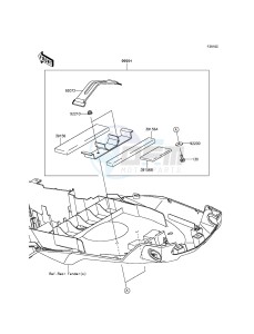 VERSYS 1000 KLZ1000BGF FR GB XX (EU ME A(FRICA) drawing Accessory(U-Lock Bracket)