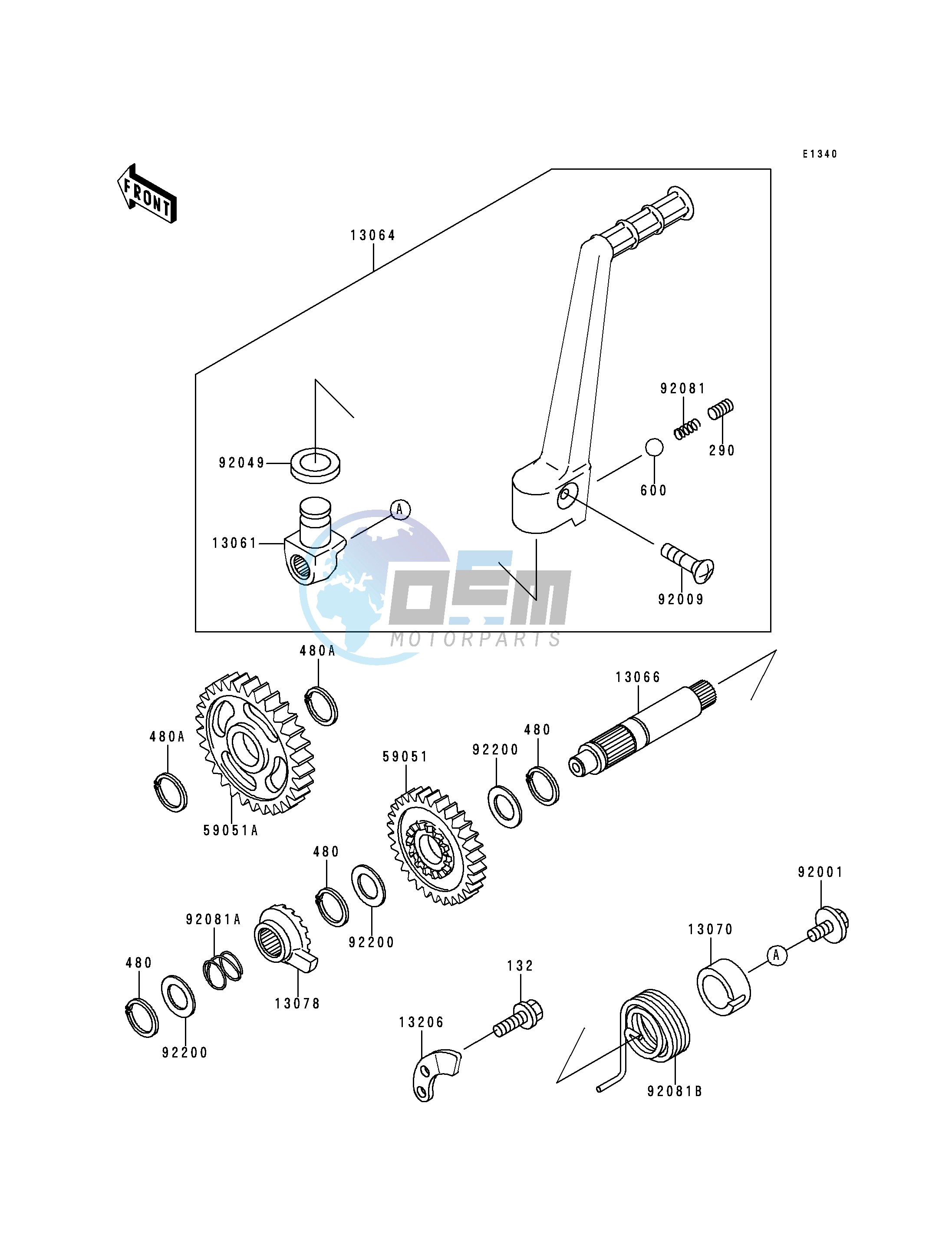 KICKSTARTER MECHANISM