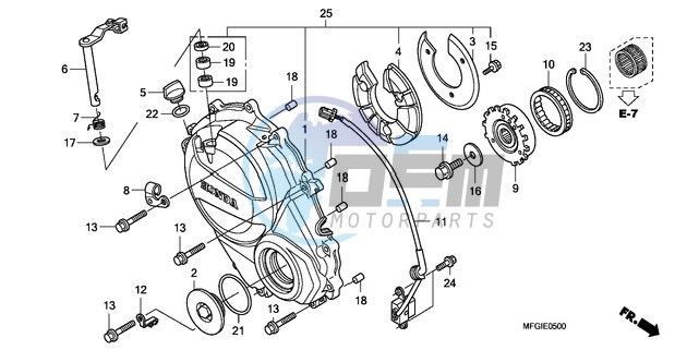 RIGHT CRANKCASE COVER