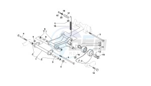 BOULEVARD - 100 CC 4T drawing SWING ARM