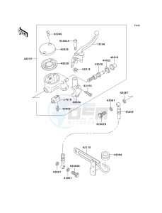 VN 1500 D[VULCAN 1500 CLASSIC] (D1-D2) [VULCAN 1500 CLASSIC] drawing FRONT MASTER CYLINDER