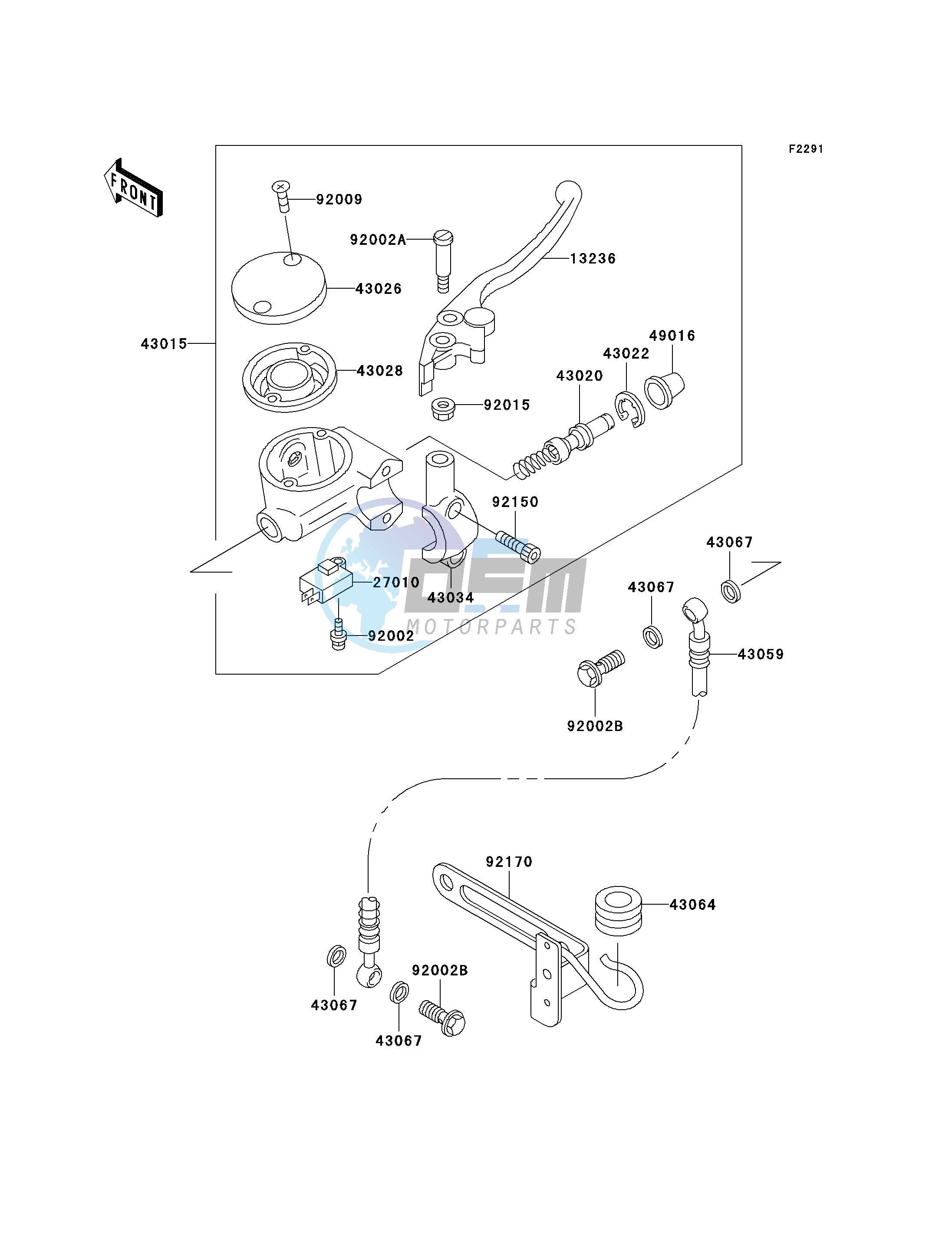 FRONT MASTER CYLINDER