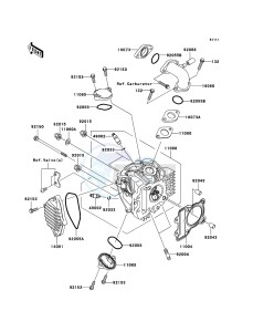 KLX110 KLX110A9F EU drawing Cylinder Head