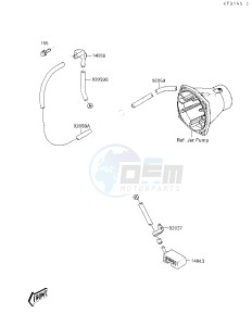 JS 650 A [650 SX] (A3-A4) [650 SX] drawing BILGE SYSTEM