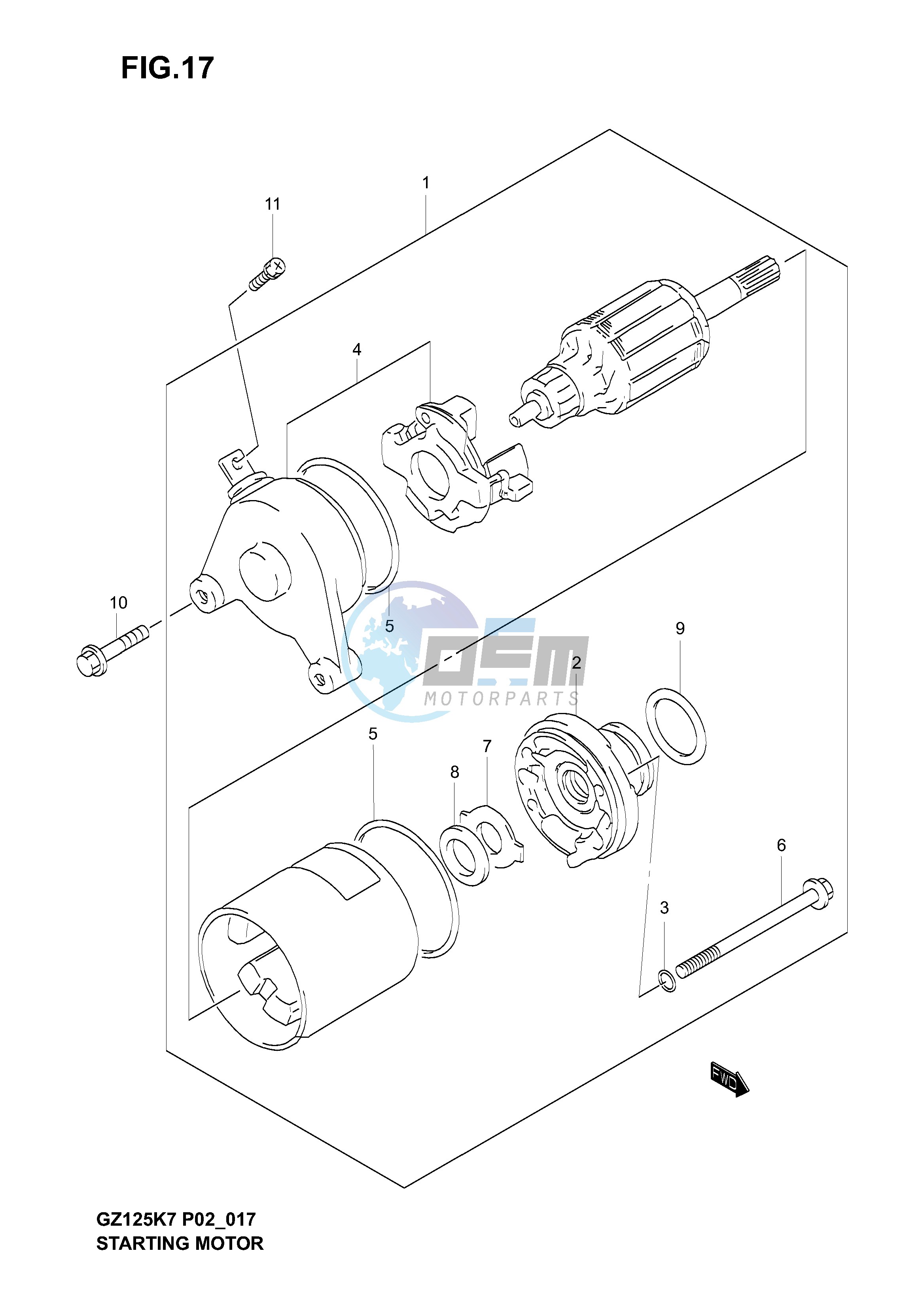 STARTING MOTOR