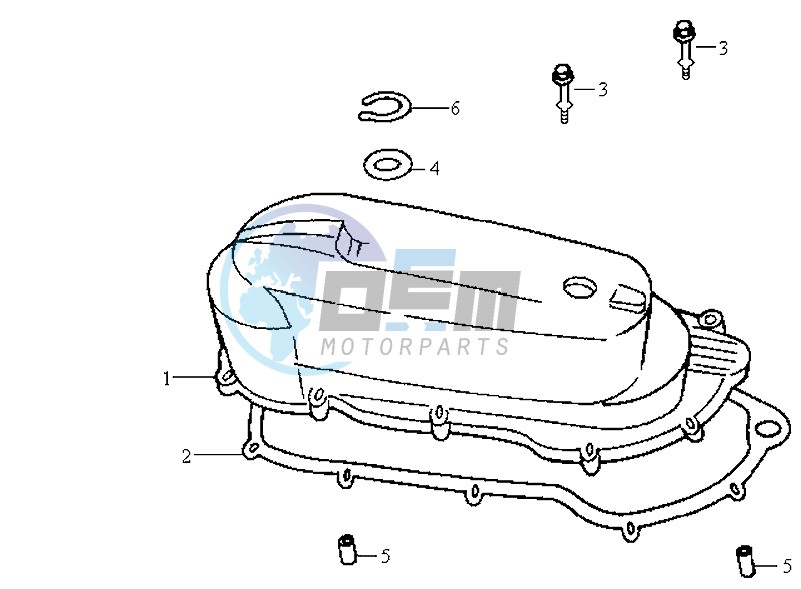 CRANKCASE COVER LEFT