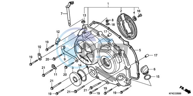 RIGHT CRANKCASE COVER