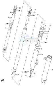 GS500 (P19) drawing FRONT DAMPER