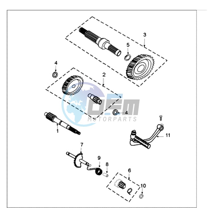 DRIVE SHAFTS / KICKSTARTER