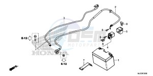 NC750JF Vultus - NC750J Europe Direct - (ED) drawing BATTERY