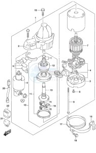 DF 225 drawing Starting Motor