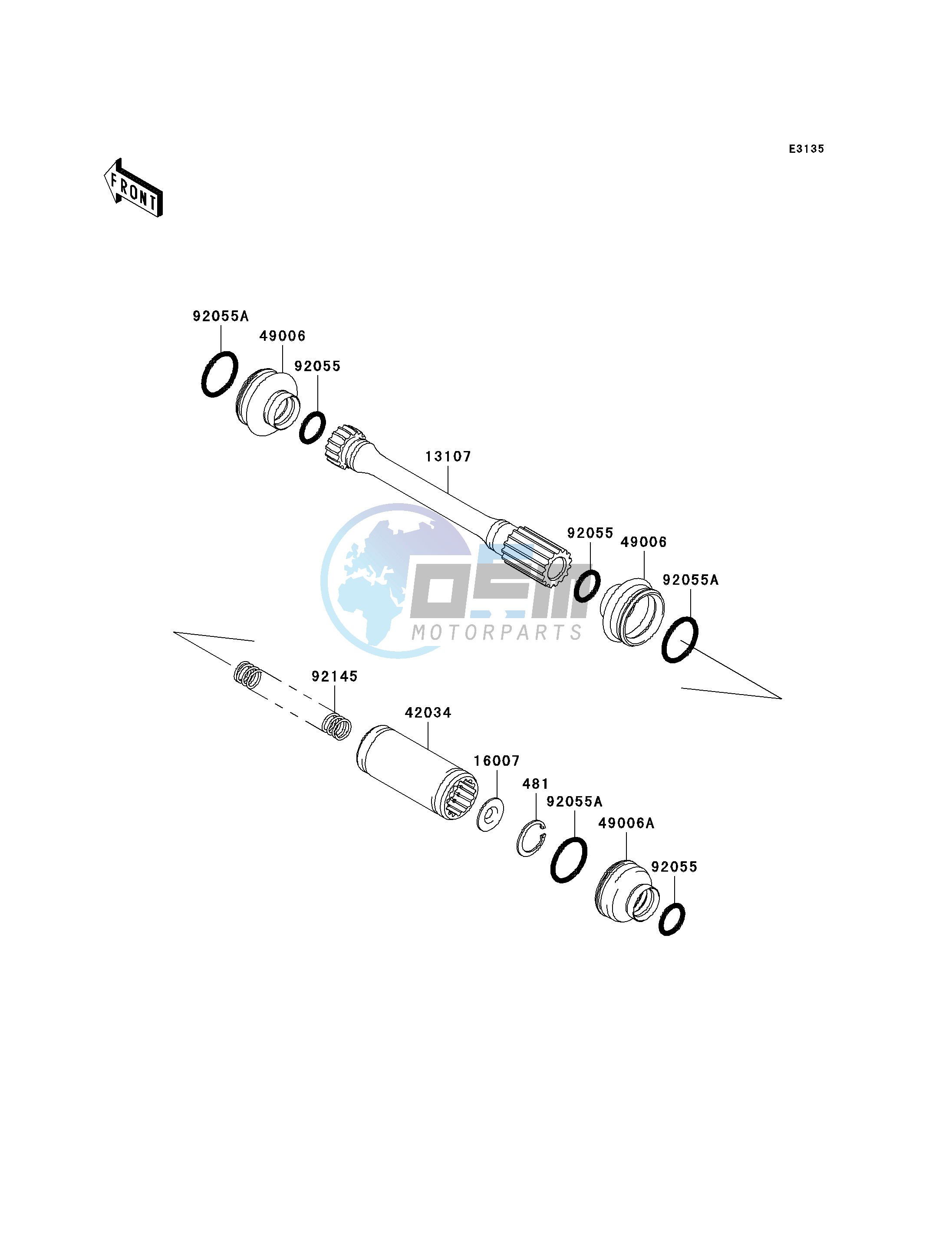 DRIVE SHAFT-PROPELLER