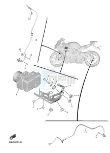 YZF-R6 YZFR6HC 600 YZF-R6 (BN61 BN62) drawing ELECTRICAL 3