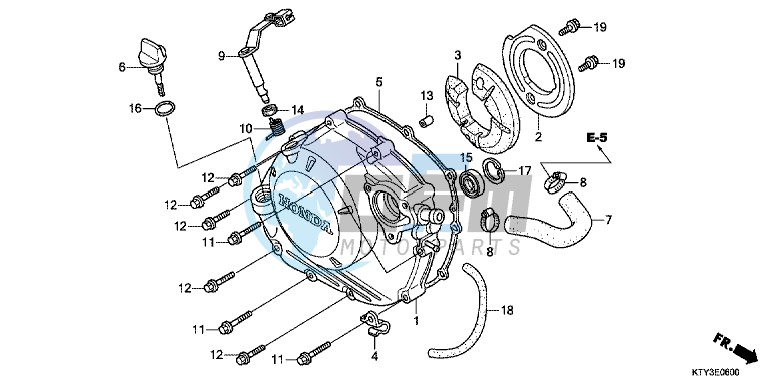 RIGHT CRANKCASE COVER