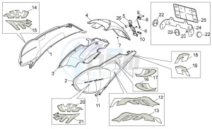 Scarabeo 125-200 Light carb. drawing Rear body I