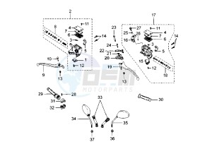 SV - 250 cc drawing BRAKE PUMP