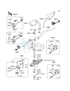 D-TRACKER 125 KLX125DCF XX (EU ME A(FRICA) drawing Handlebar