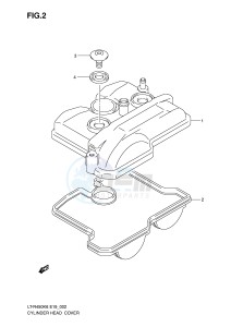 LT-R450 (E19) drawing CYLINDER HEAD COVER