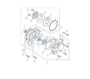 WR R 125 drawing WATER PUMP