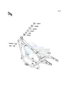 ELIMINATOR 125 BN125A6F GB XX (EU ME A(FRICA) drawing Frame