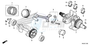 NC700SAC drawing CRANKSHAFT/ PI STON