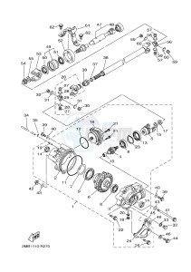 YXE700 YXE70WPAJ WOLVERINE R (B3D5) drawing FRONT DIFFERENTIAL