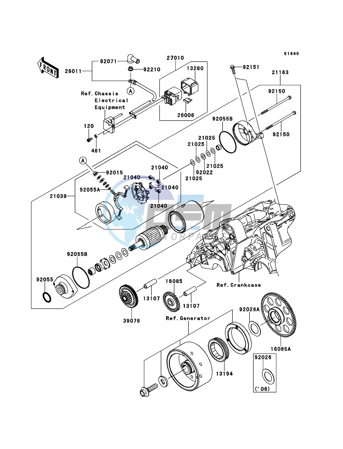 Starter Motor(-ER650AE046804)