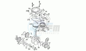 Moto 6.5 650 drawing Drive shaft - Cylinder