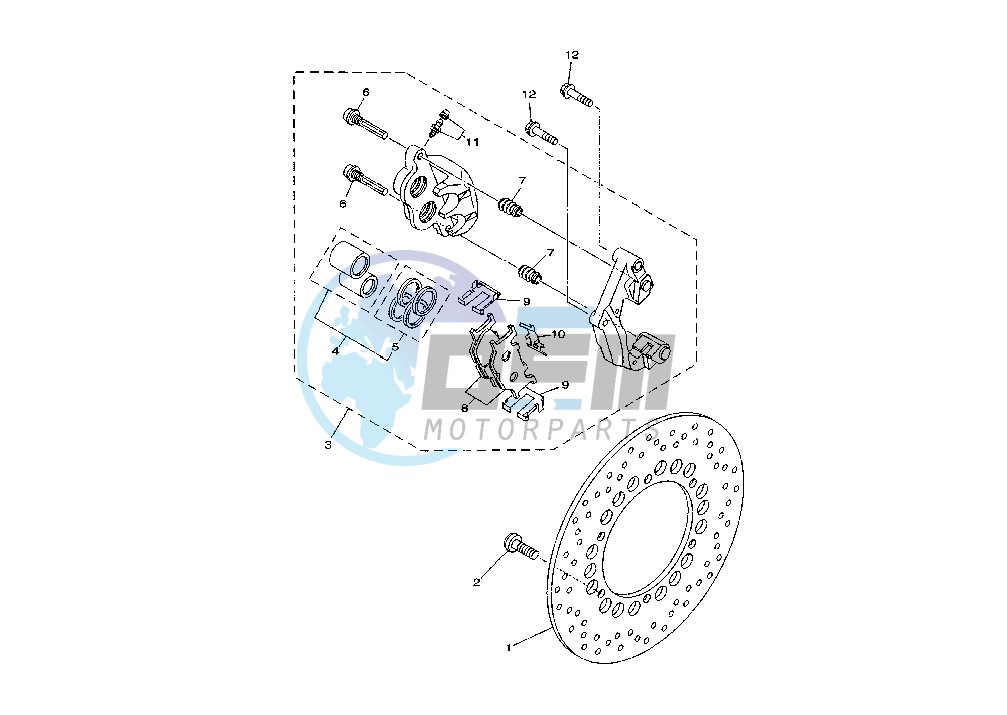 FRONT BRAKE CALIPER