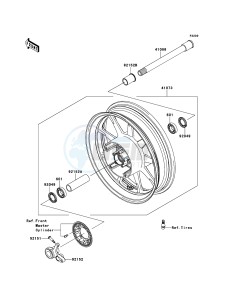 VN1700_VOYAGER_CUSTOM_ABS VN1700KBF GB XX (EU ME A(FRICA) drawing Front Hub