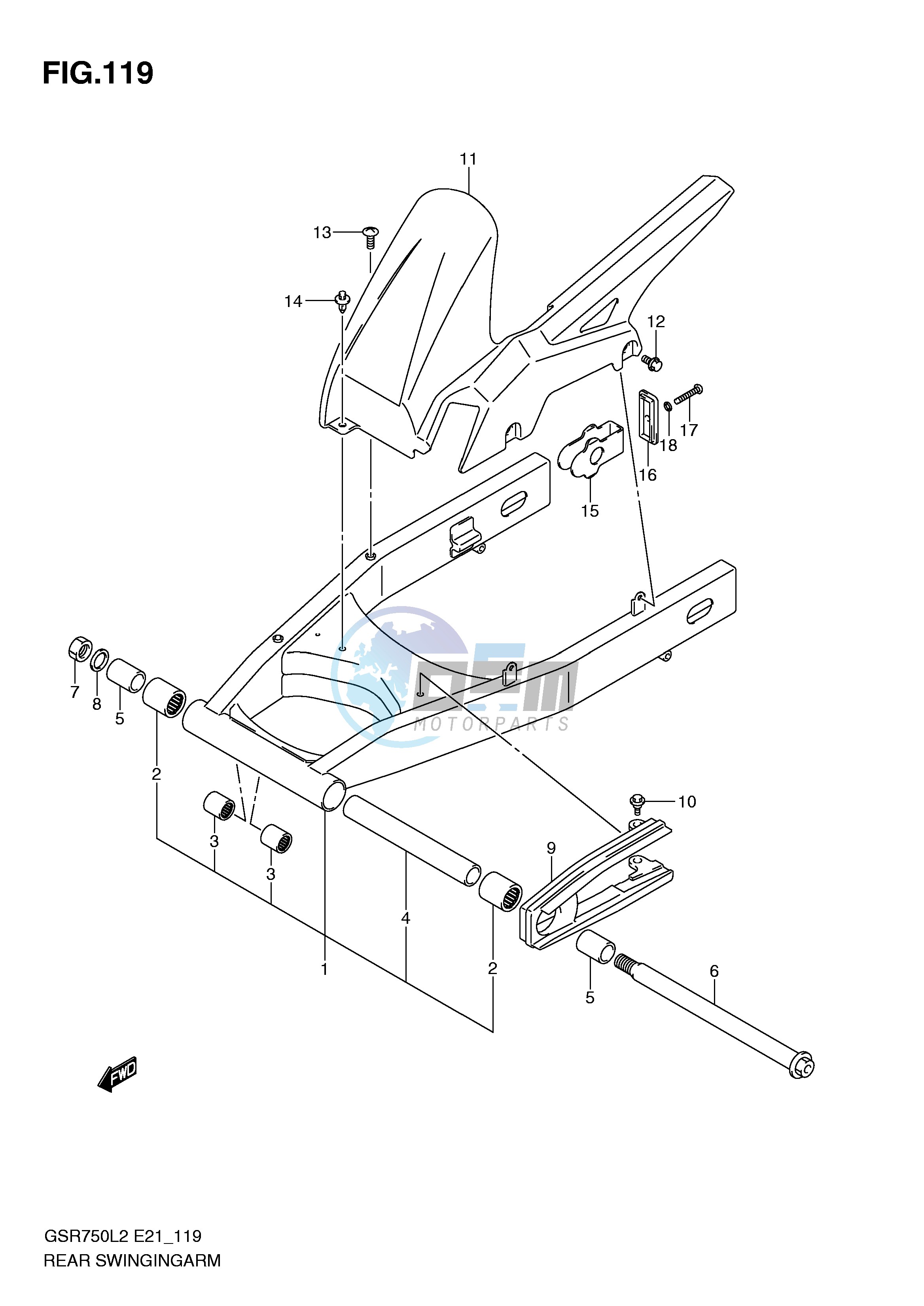 REAR SWINGINGARM