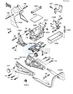 KZ 550 F [SPECTRE] (F1-F2) [SPECTRE] drawing BATTERY CASE_TOOL CASE