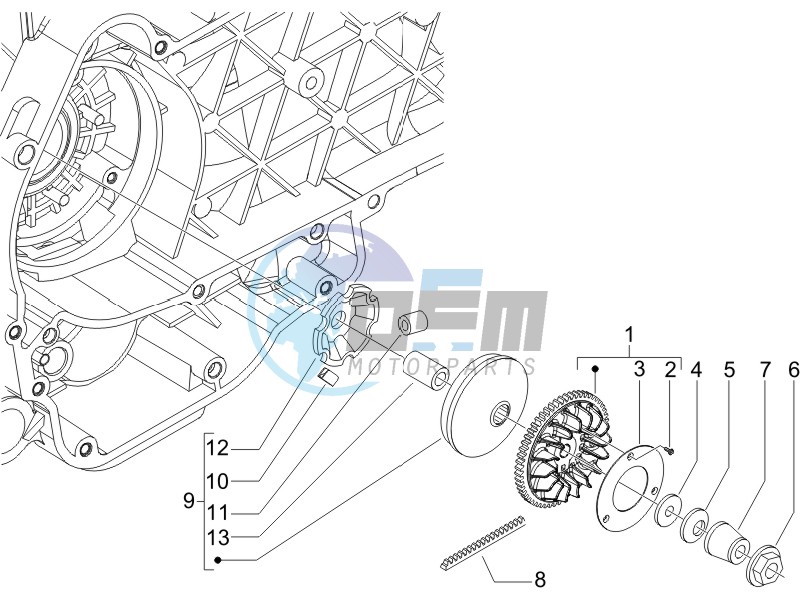 Driving pulley