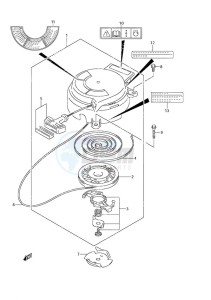 DF 2.5 drawing Recoil Starter