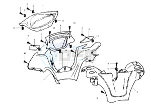 X9 EVOLUTION 200 drawing Handlebar covers