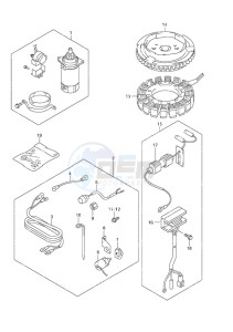 DF 30 drawing Starting Motor