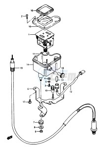 LT-F250 1997 drawing ODOMETER