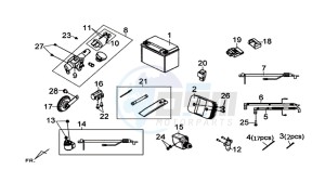 MAXSYM 600 I ABS EXECUTIVE (LX60A3-EU) (E4) (L7-M0) drawing ELECTRICAL PARTS