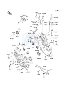 KAF 620 G [MULE 3000] (G6F-G8F) G8F drawing GEAR BOX