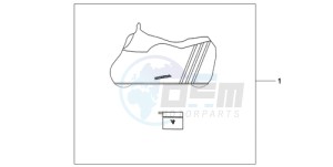 CB600F39 France - (F / CMF ST 25K) drawing BODY COVER L