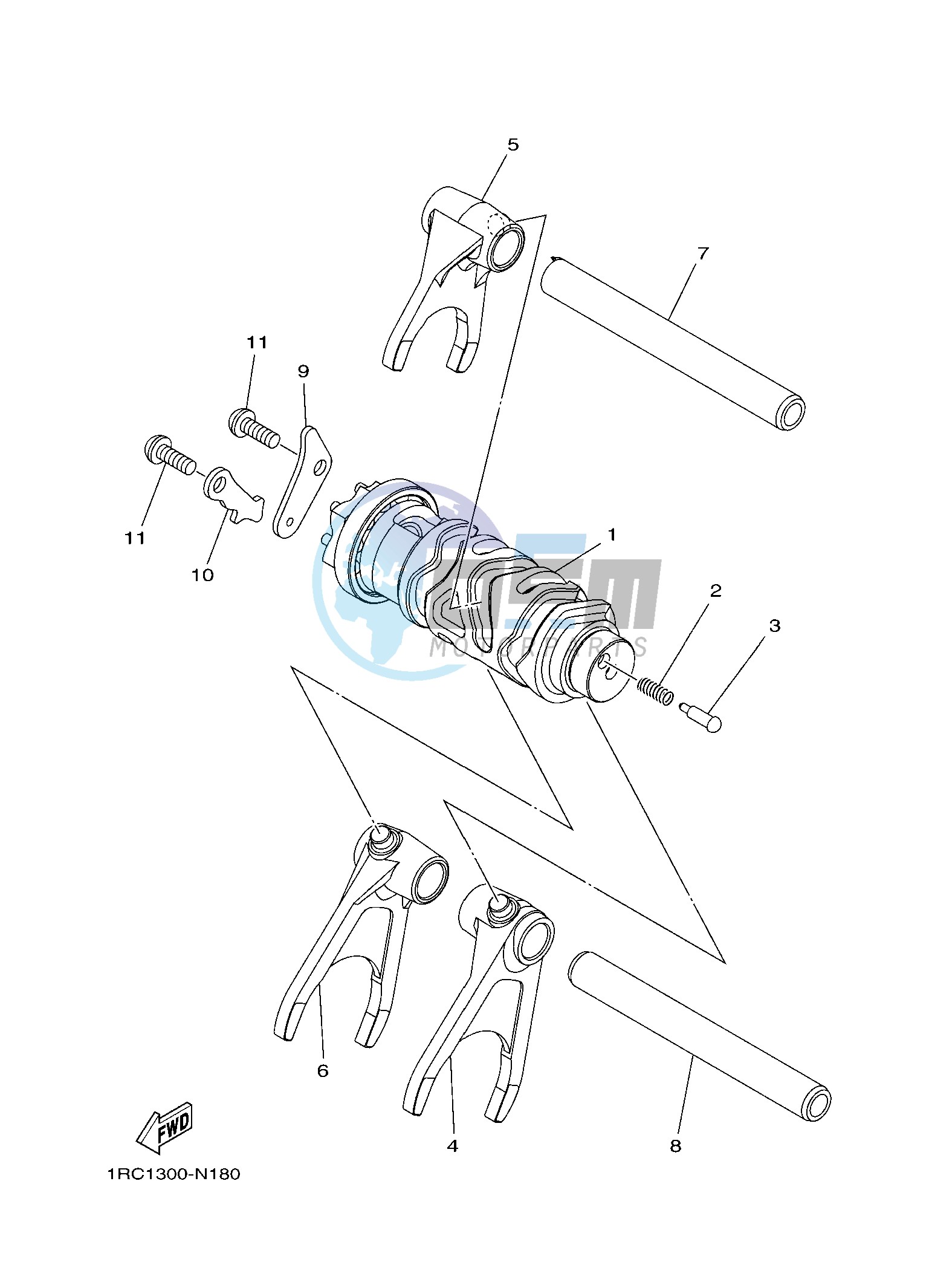 SHIFT CAM & FORK