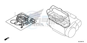 CBR600RRD CBR600RR UK - (E) drawing GASKET KIT A