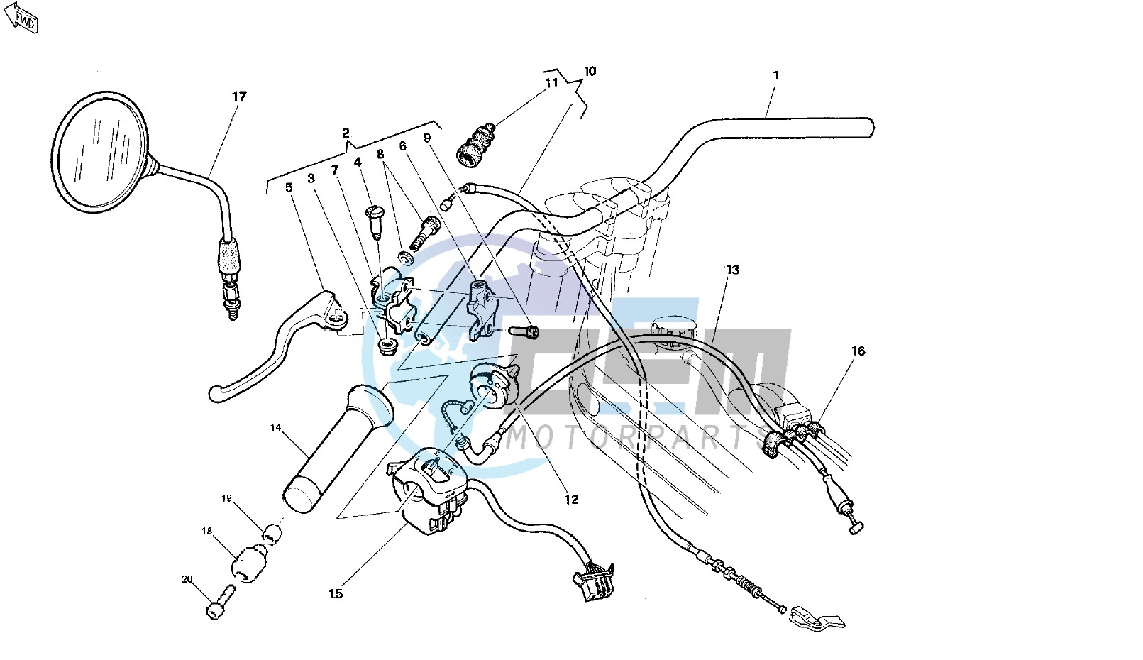 HANDLEBAR LEFT CONTROLS