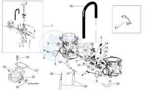 Pegaso 650 Carb drawing Carburettor I