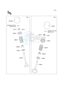 KX 250 N [KX250F](N2) N2 drawing VALVE-- S- -