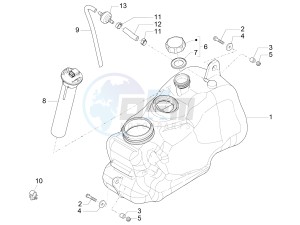 MP3 300 LT Sport ABS drawing Fuel Tank